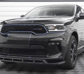 Спойлер (губа) переднего бампера на Додж Дюранго (Dodge Durango) 2020+